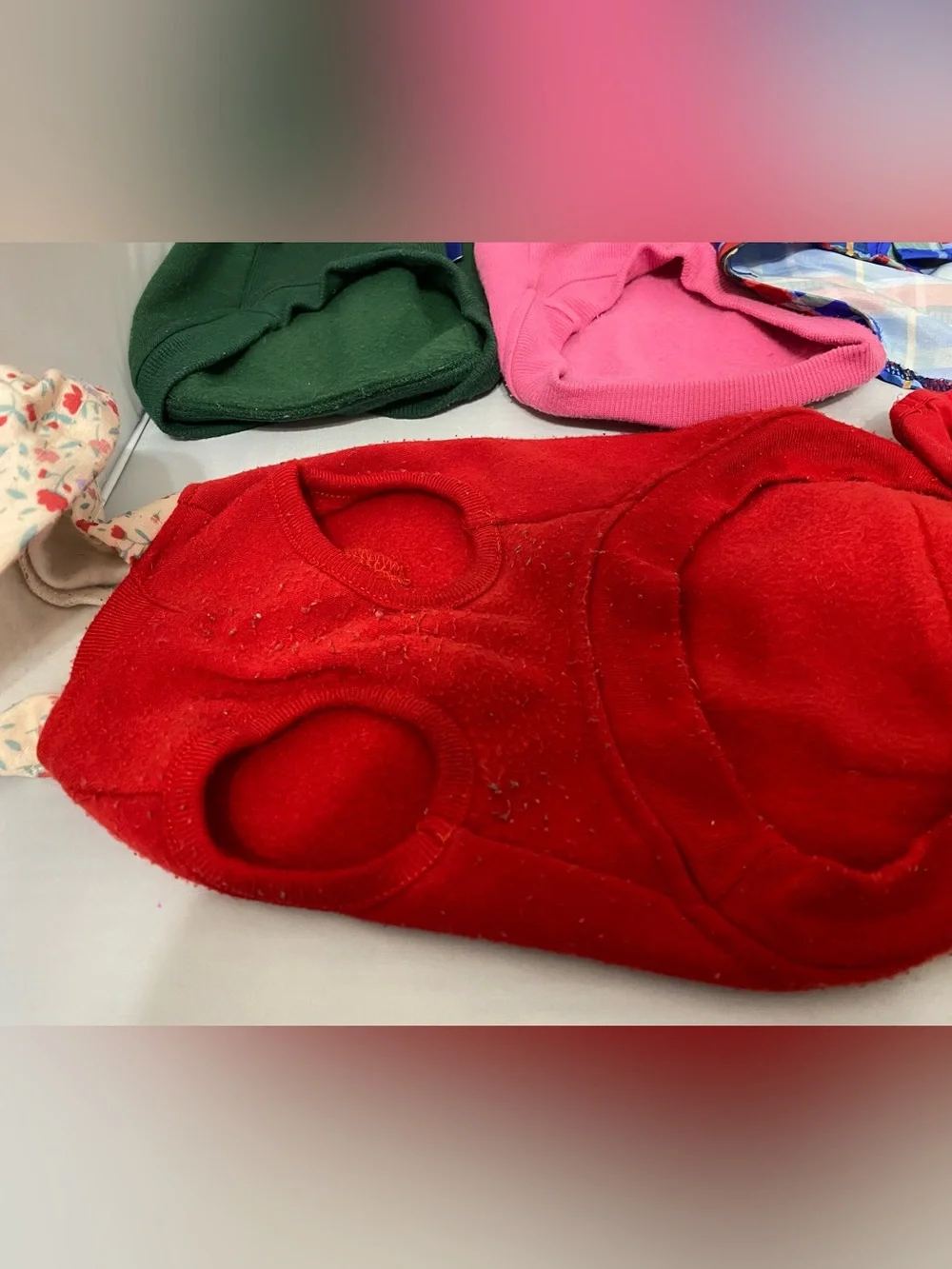 Mixed-Color Dog Apparel Lot of 10